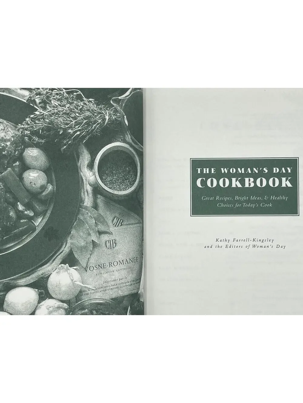 Vintage Woman's Day Cookbook: 700 Illustrated Recipes, 1995